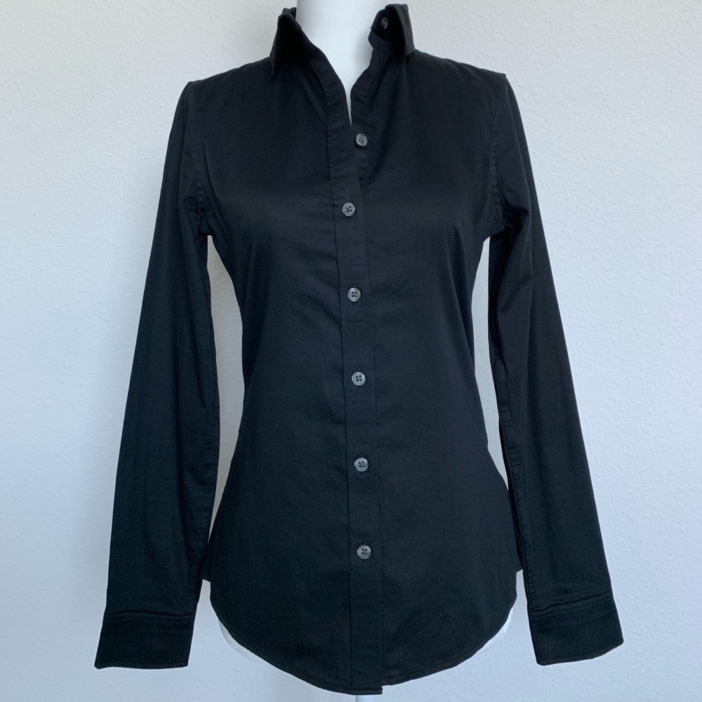Banana Republic Non-Iron Black Shirt, Like New